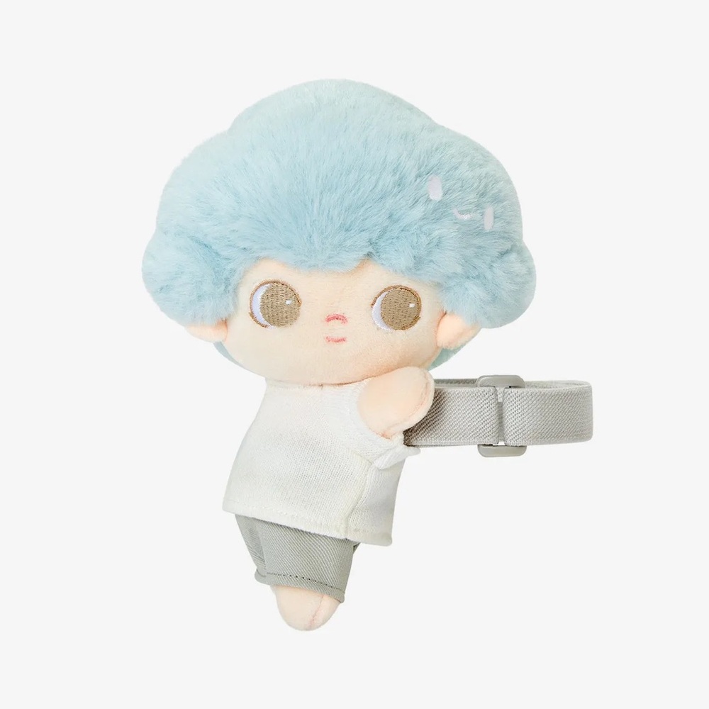 DIMOO My Cloud Companion Series Blue Clouds White Cotton Doll Mug Holder- Sealed